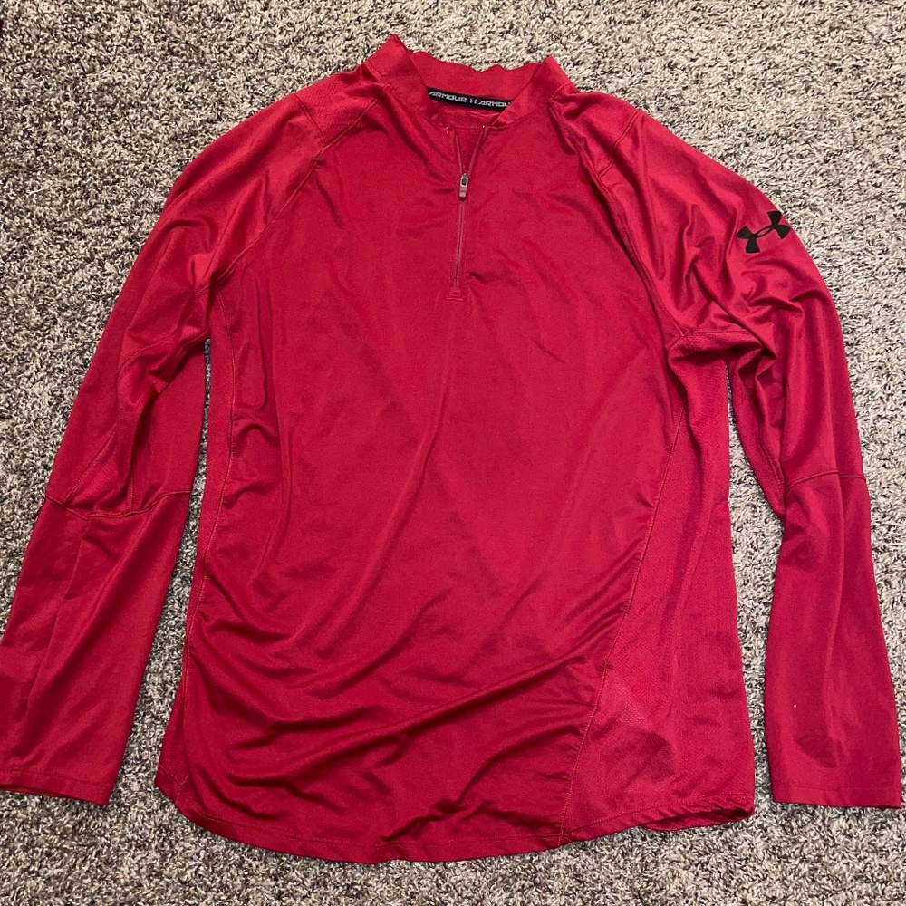 Under Armour Long Sleeve zipper Shirt.